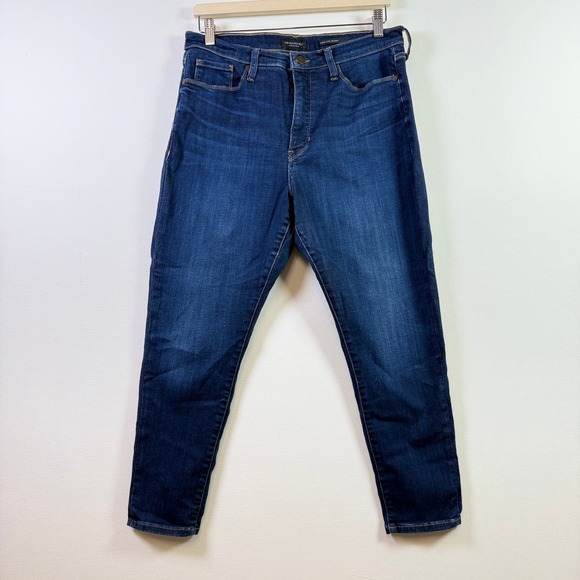 Banana Republic Denim - BANANA‎ REPUBLIC Dark Wash High-Rise Skinny Premium Denim Jeans 31S